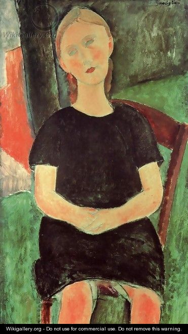 Seated Young Woman I - Amedeo Modigliani