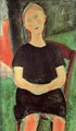 Seated Young Woman I - Amedeo Modigliani