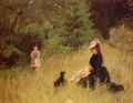 On the Lawn - Berthe Morisot