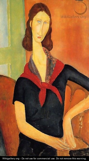 Jeanne Hebuterne in a Scarf - Amedeo Modigliani