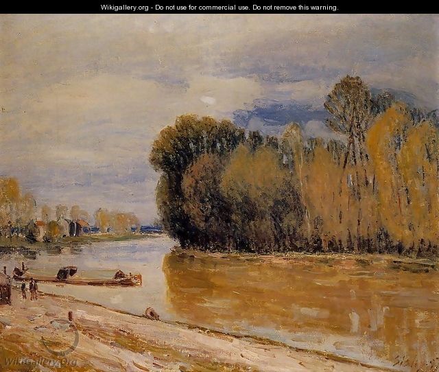 The Loing Canal II - Alfred Sisley