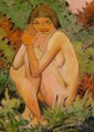 Seated Nude in the Countryside - Otto Mueller