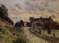 A Small Street in Louveciennes - Alfred Sisley