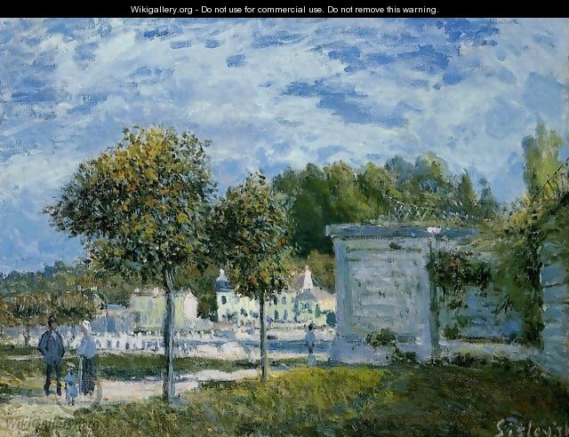 The Watering Place at Marly - Alfred Sisley