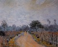 The Road from Prunay to Bougival - Alfred Sisley