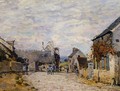 Village Street - Louveciennes - Alfred Sisley