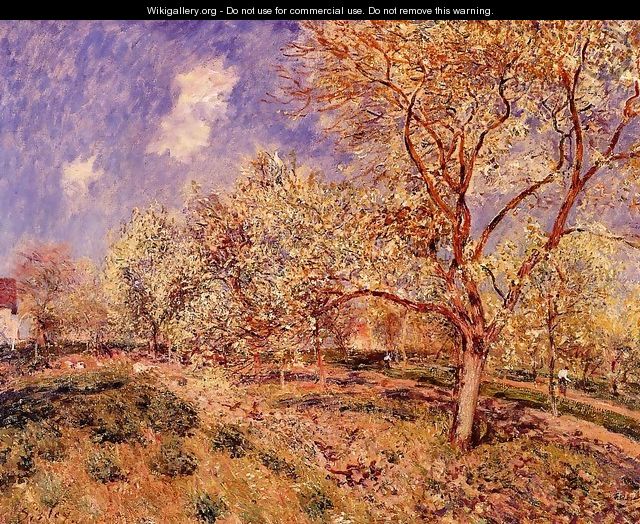 Spring at Veneux - Alfred Sisley