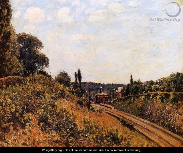 The Station at Sevres I - Alfred Sisley