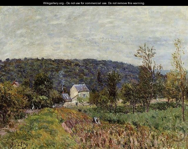 An Autumn Evening near Paris - Alfred Sisley