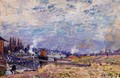 The Seine at Grenelle - Alfred Sisley