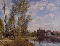 Moret, View from the Loing, May Afternoon - Alfred Sisley