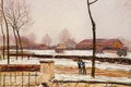 Winter Landscape, Moret - Alfred Sisley