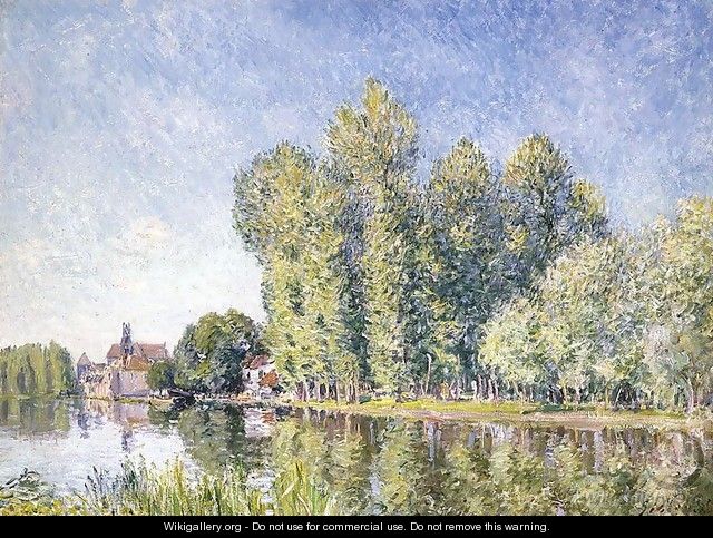 The Loing at Moret - Alfred Sisley