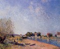 Loing Canal at Saint-Mammes - Alfred Sisley