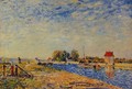 The Loing Canal I - Alfred Sisley