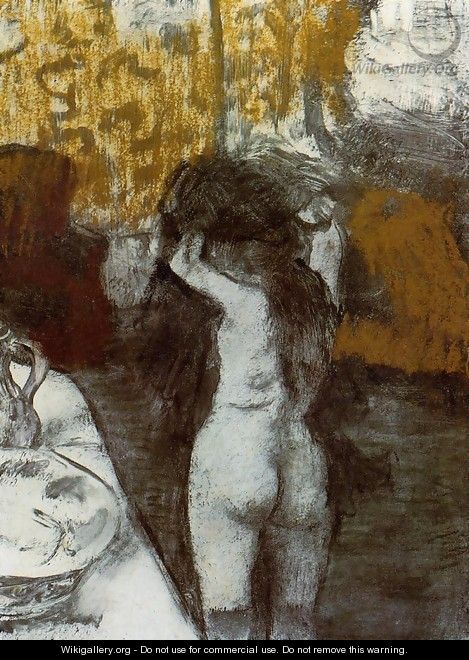 After the Bath III - Edgar Degas