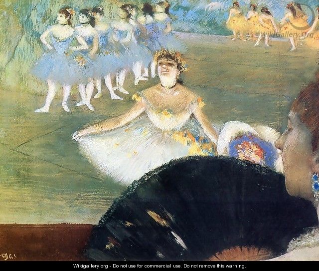 Dancer with a Bouquet of Flowers - Edgar Degas