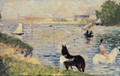 Horses in the Water - Georges Seurat