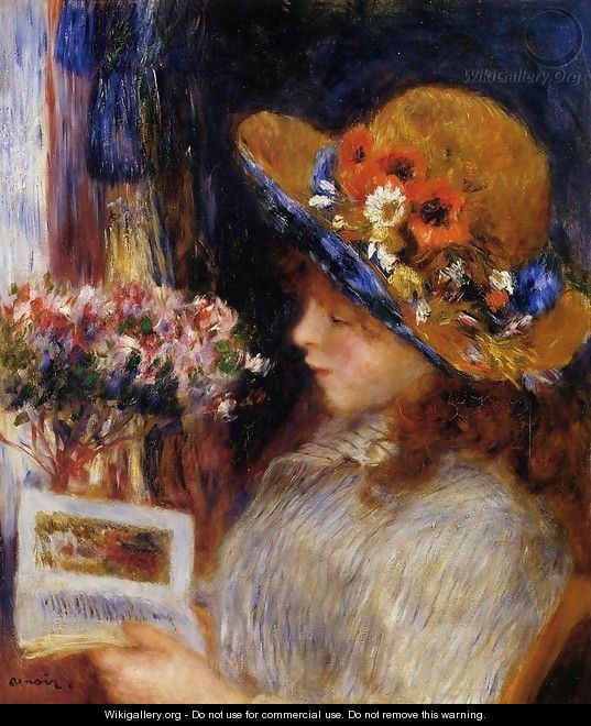Young Girl Reading 2 - Pierre Auguste Renoir
