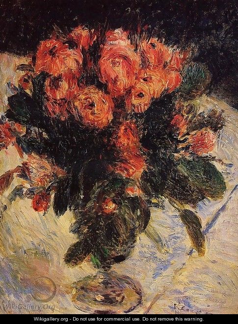 Roses I - Pierre Auguste Renoir