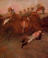 Scene from the Steeplechase: the Fallen Jockey - Edgar Degas