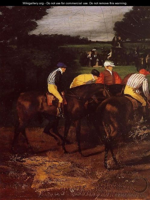 Jockeys at Epsom - Edgar Degas