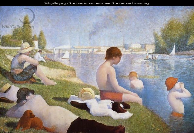 Bathing at Asnieres - Georges Seurat