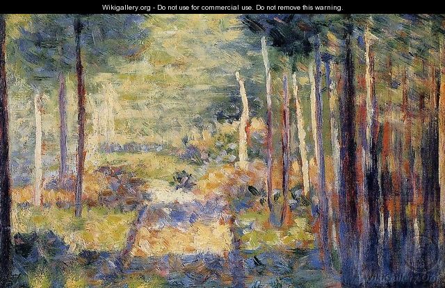 Forest Path, Barbizon - Georges Seurat