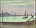 The Channel at Gravelines, Evening - Georges Seurat