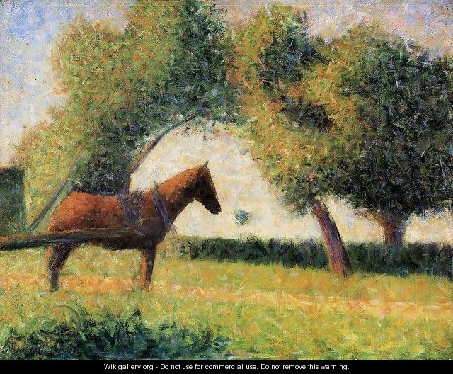 Horse and Cart - Georges Seurat