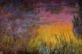 Sunset (left half) - Claude Oscar Monet