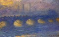 Waterloo Bridge, Overcast Weather II - Claude Oscar Monet