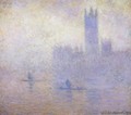 Houses of Parliament, Fog Effect I - Claude Oscar Monet