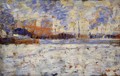 Snow Effect: Winter in the Suburbs - Georges Seurat