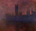 Houses of Parliament, London, Symphony in Rose - Claude Oscar Monet