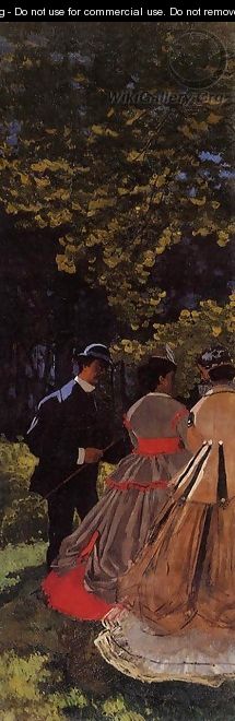 Luncheon on the Grass, Left Panel - Claude Oscar Monet