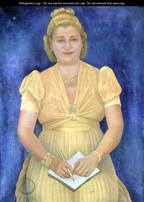 Portrait of Miss Betty Ross (d.1964) 1943 - Diego Rivera