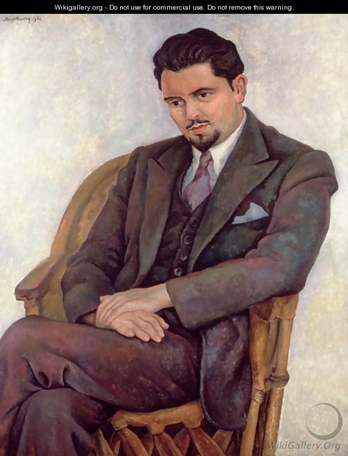 Portrait of the Poet Lalane 1936 - Diego Rivera