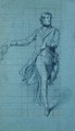 Captain W. Fairfax, figure study for the painting of Victory of Lord Duncan - John Singleton Copley