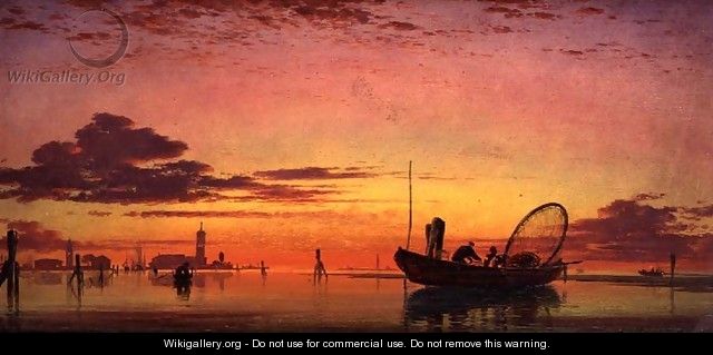 Mazzorto on the Lagoon, Venice, 1864 - Edward William Cooke