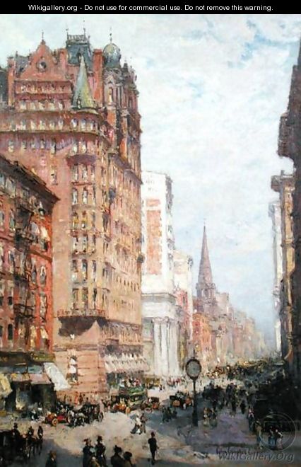 Fifth Avenue New York City, 1906 - Colin Campbell Cooper