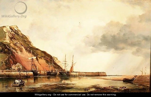 Axmouth Harbour, Devon-Low Water - Edward William Cooke