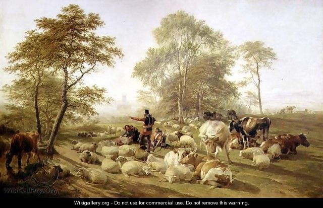 Canterbury Meadows, 1858 - Thomas Sidney Cooper