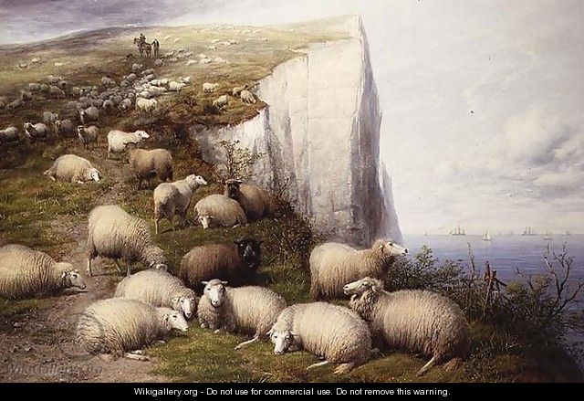 On the Kentish Cliffs - Thomas Sidney Cooper
