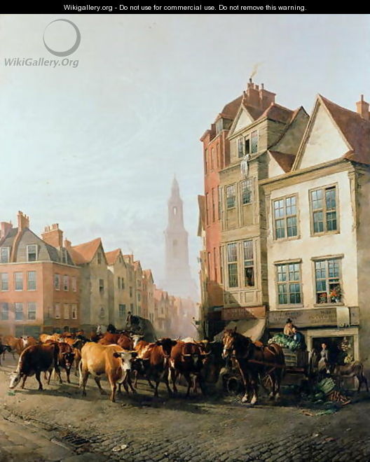 The Old Smithfield Market, 1887 - Thomas Sidney Cooper