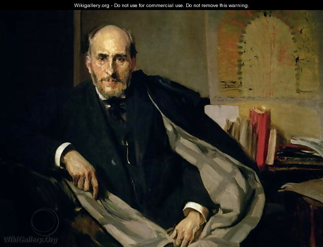 Portrait of Santiago Ramon y Cajal (1852-1934) 1906 - Joaquin Sorolla y Bastida