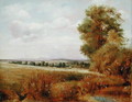 Landscape at Hampstead with Harrow in the Distance, c.1849-55 - Lionel Constable