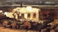 Bomb House Near Kehl, 1870 - Arnold Böcklin