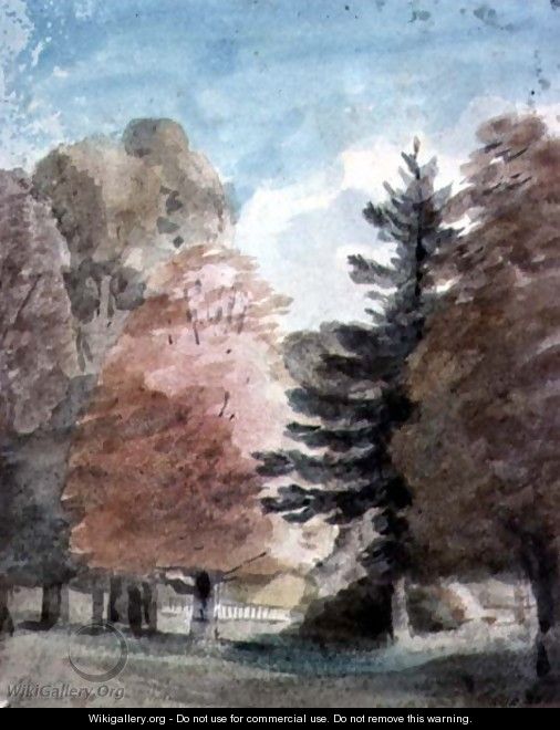 Study of Trees in a Park - John Constable