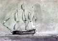 A ship under Sail - John Constable